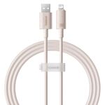 Cavo dati di ricarica rapida Baseus da USB a 8 pin, lunghezza cavo: 1 m (rosa)