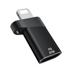 ADS-616A Adattatore PD 30W 8 pin maschio a USB-C/Type-C femmina (nero)