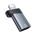 ADS-616A Adattatore PD 30W 8 pin maschio a USB-C/Type-C femmina (grigio)