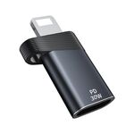 ADS-616A Adattatore PD 30W 8 pin maschio a USB-C/Type-C femmina (grigio pistola)