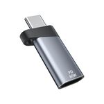Adattatore ADS-615 PD da 60 W USB-C/Type-C maschio a femmina a 8 pin (grigio)