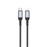 Cavo dati TOTU CB-5-PD da 27 W USB-C/Type-C a 8 pin, lunghezza: 1 m (grigio)