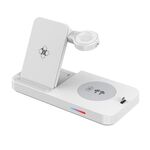 Per Huawei Watch Series 3 in 1 Supporto per caricabatterie wireless pieghevole da 15 W (bianco)
