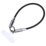 Cavo dati USB-C / Type-C a 8 pin Cordino corto anti-smarrimento per telefono, lunghezza: 30 cm (silicone nero)