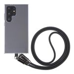 Cavo dati intrecciato da tipo C a 8 pin Cordino a tracolla anti-smarrimento per telefono, lunghezza: 1,2 m (nero)