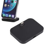 Caricatore dock per stazione desktop in alluminio Stouch a 8 pin per iPhone (nero)