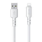 WEKOME WDC-01 Tidal Energy Series 2.4A Cavo dati da USB a 8 pin in PVC, lunghezza: 1 m (bianco)