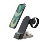 H35 6 in 1 15W Display digitale Caricatore wireless magnetico Magsafe con funzione sveglia