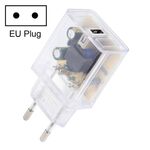 Caricatore trasparente USB 2A, specifica: spina europea