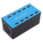 Stazione di ricarica intelligente USB A5B da 100 W e 10 porte con indicatore luminoso, presa AU