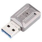 Adattatore di ricarica USB 2 in 1 + da 8 pin a tipo C