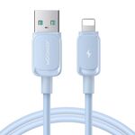 JOYROOM S-AL012A14 Cavo dati di ricarica rapida da 2,4 A USB a 8 pin serie multicolore, lunghezza: 1,2 m (blu)