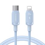 JOYROOM S-CL020A14 Cavo dati a ricarica rapida da 20 W USB-C / Tipo-C a 8 pin serie multicolore, lunghezza: 1,2 m (blu)