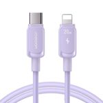 JOYROOM S-CL020A14 Cavo dati a ricarica rapida da 20 W USB-C / Tipo-C a 8 pin serie multicolore, lunghezza: 1,2 m (viola)