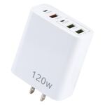 120 W Dual PD Type-C + 3 caricatori multiporta USB, spina USA