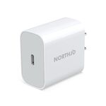 NORTHJO NOPD2000 PD 20W USB-C / Type-C Caricatore da parete rapido a porta singola, tipo di spina: spina americana (bianca)