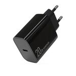 NORTHJO NOPD2001 PD 20W USB-C / Type-C Caricatore rapido a porta singola, tipo di spina: spina europea (nero)