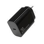 NORTHJO NOPD2001 PD 20W USB-C / Type-C Caricatore rapido a porta singola, tipo di spina: spina AU (nera)