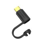 Adattatore OTG da 8 pin a USB-C / Type-C 3.1 (nero)
