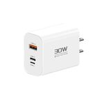 Caricatore inverso PD30W USB-C / Tipo-C + 8 pin + USB-A adatto per la serie iPhone (spina USA)