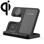 EDCS889 per Samsung serie 3 in 1 caricabatteria wireless per auricolare per orologio cellulare (nero)
