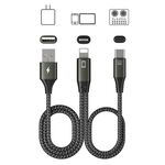 T22 da 8 pin a tipo C/USB-C+USB Live OTG cavo per scheda audio ricarica per telefono cellulare cavo dati per registrazione audio