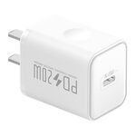 Caricabatterie rapido ROMOSS PD20W per Apple/Huawei e Xiaomi, spina CN, stile: porta singola