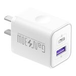 Caricabatterie rapido ROMOSS PD20W per Apple/Huawei e Xiaomi, spina CN, stile: doppia porta