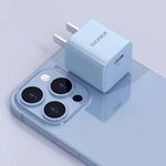 Caricabatteria da viaggio con adattatore di alimentazione ROMOSS AC20Cmini PD 20W solo per iPhone iPad Spina blu