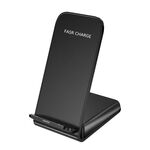 Staffa di ricarica rapida wireless per telefono cellulare per caricabatterie wireless da tavolo Z2 15W (nero)