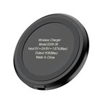Caricabatterie wireless per telefono cellulare DSW-36B Mini 15W ricarica rapida Type-C QI rotondo