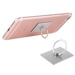 Supporto per telefono cellulare multifunzione ad anello (argento)