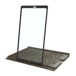 Amplificatore dello schermo del telefono cellulare HD da 12 pollici (grano di legno nero)