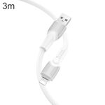 hoco X106 Cavo dati di ricarica USB a 8 pin Big Bull 2.4A, lunghezza: 3 m (bianco)