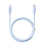 Cavo di ricarica rapida Baseus Silky Series 1m 20W USB-C/Type-C a 8 pin (blu)