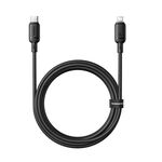 Cavo di ricarica rapida Baseus Silky Series 2m 20W USB-C / Type-C a 8 pin (nero)