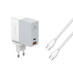 LDNIO A2620C PD3.0 65W Adattatore di alimentazione USB Caricabatterie da viaggio con cavo da tipo C a tipo C, UE