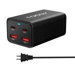 2A2C-100W GaN Pro 100W USB x 2, Caricabatterie rapido USB-C / Type-C x 2, Tipo di spina: spina USA (nero)