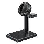 WK WP-U176 15W 4 in 1 Supporto di ricarica wireless con raffreddamento magnetico (nero)