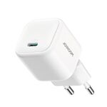 JOYROOM JR-TCG08 GaN PD20W Mini caricabatterie USB-C / Type-C, spina: spina UE (bianco)