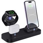 B25 Supporto di ricarica 4 in 1 a 8 pin per Apple Watch/AirPods (nero)