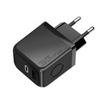 M167 PD 35W Caricabatterie rapido Type-C e USB QC 3.0, specifiche: spina UE (nero)
