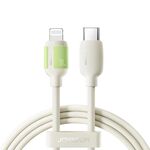 Cavo dati di ricarica rapida JOYROOM S-A53 Fluorescent Series 30W Type-C a 8 pin, lunghezza: 2 m (beige)