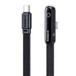 Cavo di ricarica rapida Baseus MVP 3 100W da tipo C a tipo C, lunghezza: 1 m (nero)