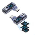 Adattatore di ricarica laterale per display digitale intelligente da tipo C maschio a 8 pin femmina (blu)
