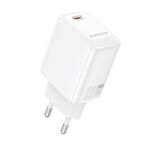 Borofone BN26 Fuente PD20W Caricabatterie a porta singola tipo C, spina UE (bianco)