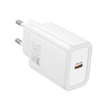 Caricabatterie a porta singola tipo C hoco N62 PD30W, specifiche: spina UE (bianco)