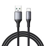 Cavo dati di ricarica rapida JOYROOM S-A28 Flash Series 480 Mbps, cavo USB a 8 pin, lunghezza: 1 m (nero)