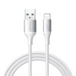 Cavo dati di ricarica rapida JOYROOM S-A28 Flash Series 480 Mbps, cavo da USB a 8 pin, lunghezza: 1 m (bianco)
