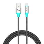 Cavo dati intrecciato in lega di alluminio TOTU CB-21-L da 15 W USB a 8 pin, lunghezza: 1,2 m (colore stella)